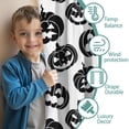 thumbnail image 3 of Blackout Kids Curtains,Halloween Black Pumpkin Silhouettes Childrens Insulated Curtains Set Of 2,Bedroom Essentials,Toddler Room Decor 42"x54", 3 of 5