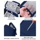 thumbnail image 4 of Bolsa Multicapa para Guardar Accesorios Digitales con Rejilla Organizadora. Funda Rígida para Batería Externa, Auriculares Usb y Cables de Datos. Funda de Poliéster Antipolvo, 19 X 11 X 3,5 Cm., 4 of 6