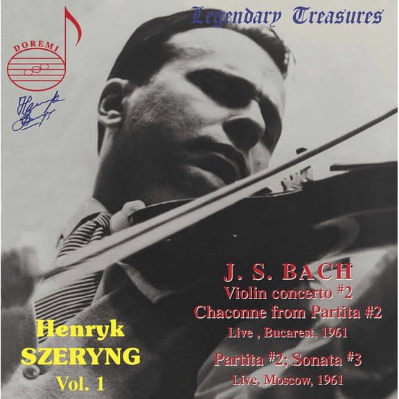 Henryk Szeryng - Legendary Treasures: Henry Szeryng 1 - Music & Performance - CD