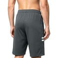 thumbnail image 5 of RPOVIG 5 Pack Men's Athletic Gym Shorts Running Quick Dry Workout Short Elasticated Waistband with Pockets, 5 of 9