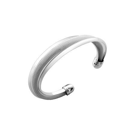 925 Sterling Silver Cuff Bracelet - Mandy Sterling Silver Plated Bracelet ,925 Sterling Silver Plated Bangle Cuff Bracelet