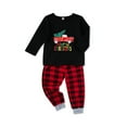 thumbnail image 4 of GRNSHTS Matching Family Pajamas Christmas Sets, Matching Sets Christmas PJs for Family Pajamas (Black,5-6Y), 4 of 10