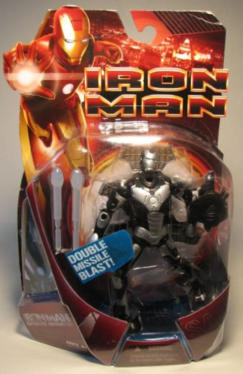 Iron Man Movie Satellite Armor Iron Man Action Figure (Silver Armor)
