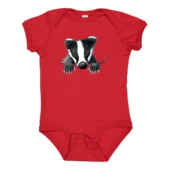 Inktastic Pocket Badger Boys or Girls Baby Bodysuit