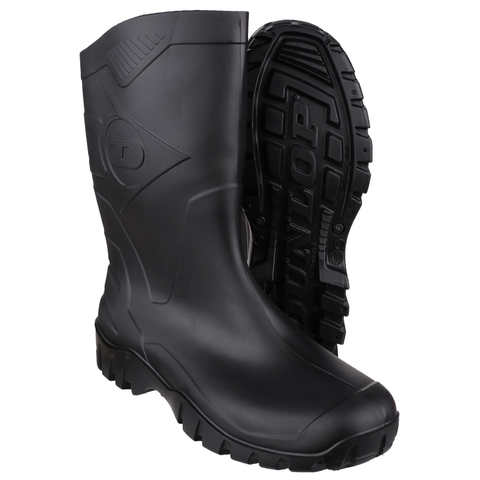 Womens Mens Shoes Mens Boots Wellington and rain boots Dunlop Synthetic Dee Calf Wellington Boots in Black 
