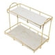 thumbnail image 3 of Estantes Organizadores de Baño de 2 Niveles Antideslizantes para Almacenamiento de Baño de Inodoro para Dormitorio de Cocina Dorado ANGGREK Otros, 3 of 8