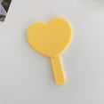 thumbnail image 4 of Becaristey Charming Heart Shaped Mirror Beauty Single Side Look Cute Yellow Style A 1Set, 4 of 6