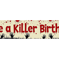 thumbnail image 3 of Horror Themed Blood Splatter Banner with Hand Silhouettes Birthday Party Backdrop Decoration Photography Props for Themed Parties Spooky Celebrations and Horror Events, 3 of 6
