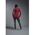 thumbnail image 3 of Expert Brand USA-Made Women's DriMax™ V Neck Athletic Long Sleeve, Cardinal, XL, 3 of 6