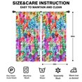thumbnail image 2 of Blackout Kids Curtains,Pioneer Flower Floral Print Pattern Childrens Insulated Curtains Set Of 2,Bedroom Essentials,Toddler Room Decor 42"x84", 2 of 5