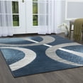 thumbnail image 6 of Home Dynamix Premium Indus Contemporary Geometric Area Rug, Blue/Grey, 3'7"x5'2", 6 of 6