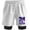 White, variant on Dei V Los Flavorz USA Tour 2025 Merch Sweatshorts Women Men Short Basketball Pants Outdoor Sportwear