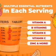 (3 pack) MaryRuths Liquid Multivitamin + Hair Growth with Biotin 10000MCG, Lustriva, Vegan Gluten-Free, Peach Mango Flavor, Adults Ages 18+, 15.22 fl oz