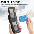 thumbnail image 3 of ELEHOLD Case for Google Pixel 9A, RFID Blocking Slim PU Leather Wallet Case with Card Holder & Kickstand,Black, 3 of 11