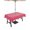 Pink, variant on 52x70 Inch Outdoor Tablecloth with Umbrella Hole Zipper Rectangle Black Tree Rectangular Tablecloths Outside Waterproof Birds Vintage Farmhouse Pink Patio Table Cloth Cover for Picnic Party