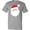 Athletic Heather, variant on Santa Claus, Smiling Santa, Red Hat, White Beard T-Shirt
