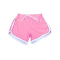 thumbnail image 2 of Women Casual Fast Drying Drawstring Color Block Elastic Waist Shorts, 2 of 6