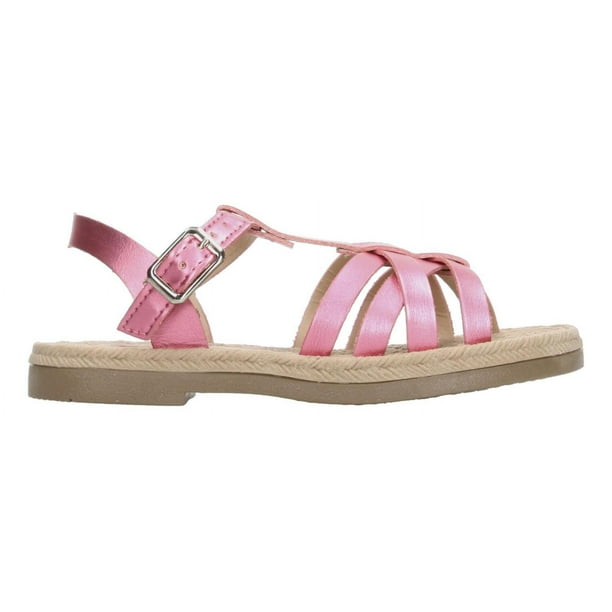 Sandalias Niña Tropicana Rosa Ajuste De Hebilla Frescas rosa 18 MX