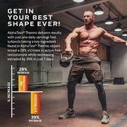 MuscleTech Alpha Test Thermogenic Testosterone Booster, Supports Muscle Building, 90 Ct