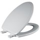 thumbnail image 1 of Asiento de inodoro Bemis Ashland alargado de madera, cierre lento, blanco, 1 of 5