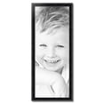 thumbnail image 2 of ArtToFrames 15" x 39" Black Engraved Edges Picture Frame, 15x39 inch Black Wood Poster Frame (WOM-4055), 2 of 8