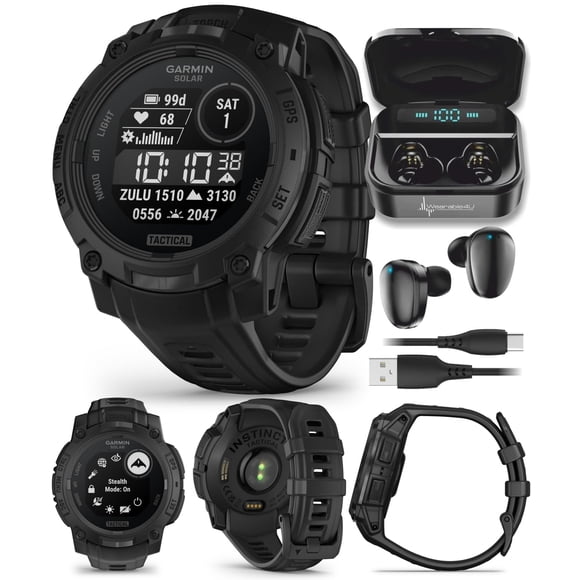 Smartwatch Wearable4U Garmin Instinct 3 Táctico Solar 45mm