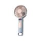 thumbnail image 2 of Ventilador portátil de mano y de escritorio con 120 niveles de velocidad, recargable por USB, pantalla LED, clip mosquetón, diseño compacto y ligero de plástico para viajes y uso al aire libre., 2 of 6