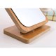 thumbnail image 3 of 1 espejo de maquillaje de escritorio, espejo plegable de madera, espejo de maquillaje cosmético grande., 3 of 5