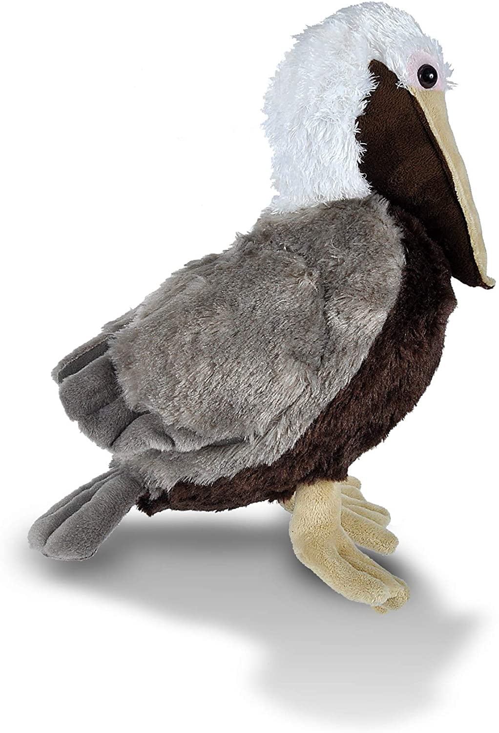 Wild Republic Brown Pelican Plush, Stuffed Animal, Plush Toy, Gifts for Kids, Cuddlekins 15 Inches