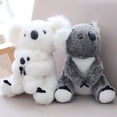 thumbnail image 5 of Cute 14-30cm Accompany Doll Plush Craft Toy Doll Toy Simulation Koala Bear Home Decor Plush doll Koala Stuffed Toy Stuffed Animal Doll Parent-Child Toys Koala Plush Toy WHITE 30CM MOTHER AND SON, 5 of 8