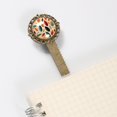 thumbnail image 3 of Thanksgiving leaves Bookmarks: Lace Bookmark in Antique Bronze - Gift for Readers and Book Lovers, 3 of 5