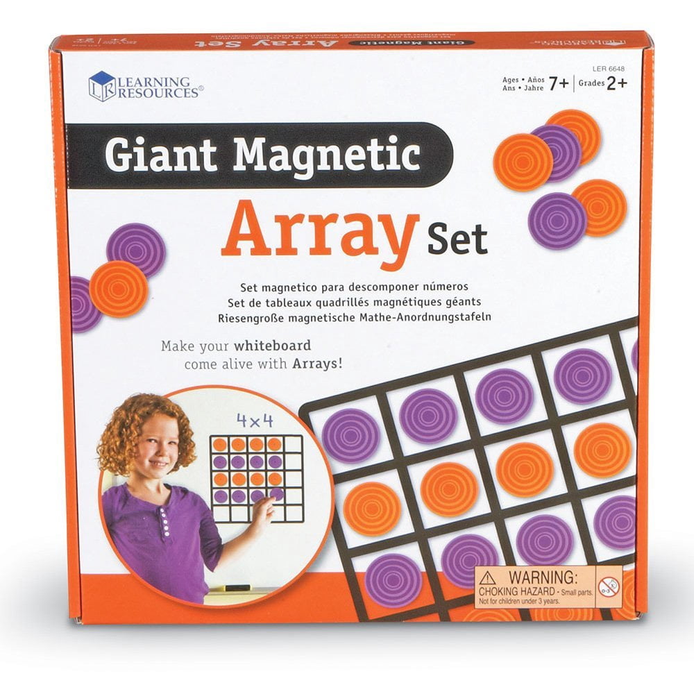 Learning Resources, LRN6648, Giant Magnetic Array Set, 1 / Set