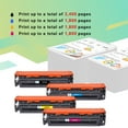 thumbnail image 3 of A Aztech 6-Pack Compatible Toner Cartridge for HP CF210A CF211A CF212A CF213A 131A LaserJet Pro 200 color M251nw M251n MFP M276nw M276n (3*Black,Cyan,Magenta,Yellow), 3 of 12