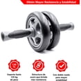 thumbnail image 4 of O.FITNESS AB Roller yo.fitness Equipo Fitness Doble Rueda, 4 of 6