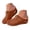 Brown, variant on Dakaela Suede Closed Toe Clogs Women Arch Support Wedge Slip on Mules Orthopedic Backless Walking Shoes Indoor Outdoor (Beige,6)