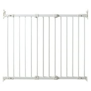 KidCo Angle Mount Safeway Stair Top Baby Gate for Child Safety, 42.5 x 30.5 inch, White