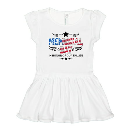 

Inktastic Memorial Day- in Honor of Our Fallen Gift Toddler Girl Dress