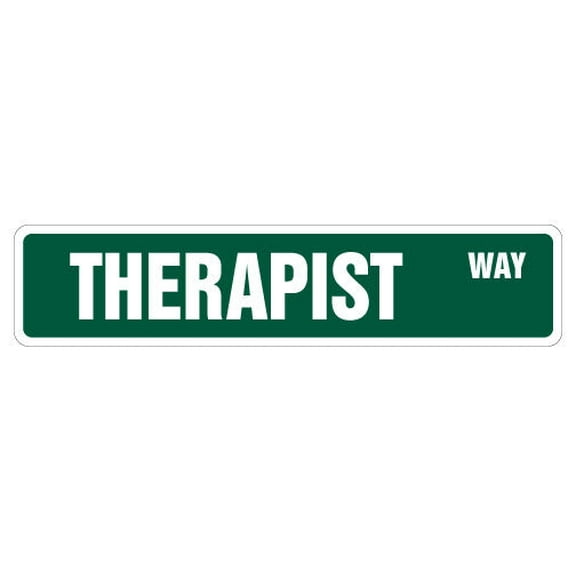 THERAPIST Street Sign therapists MD psychologist physical PT | Indoor/Outdoor | 36" Wide