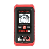 HABOTEST HT123 Auto Digital Multimeter - 2,000 Counts True RMS, Measures AC/DC Voltage Resistance, NCV Test, with LCD Backlight, Flashlight, and Data Hold