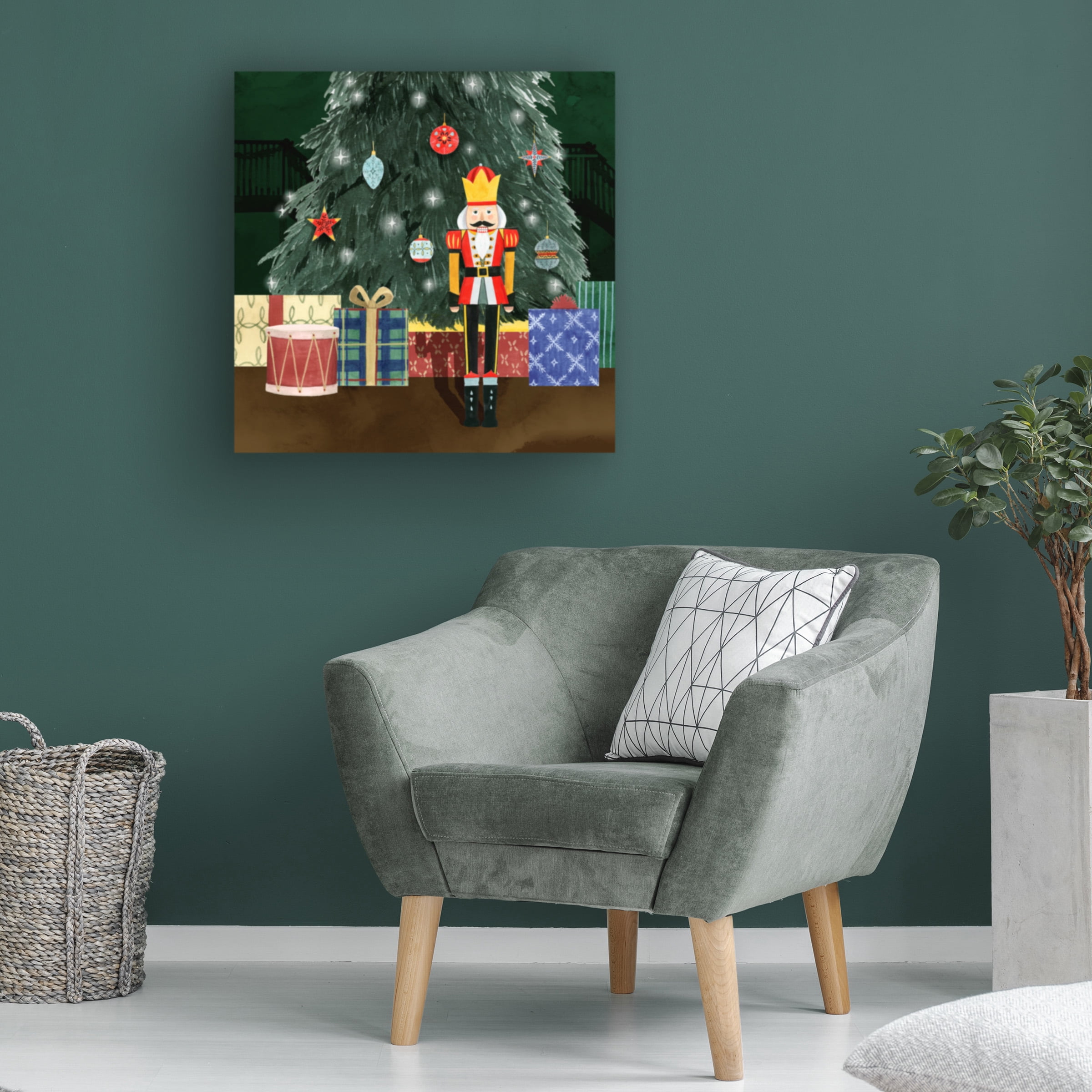 Grace Popp 'Christmas Nutcracker I' Canvas Art