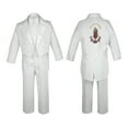thumbnail image 4 of New Born Baby Boy Teen Christening Formal White Tail Suit Silver Virgin Mary On Back SM-20, 4 of 4