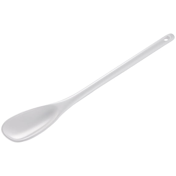 Hutzler 12-Inch Melamine Mixing Spoon - White
