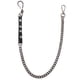 thumbnail image 2 of Cadena para billetera para mujeres y niñas, elegante, resistente, de hierro de 66 cm, moderna, con cierre para jeans. Negro, 2 of 9