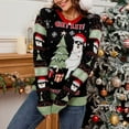 thumbnail image 6 of Women Sweaters Clearance Christmas Pullover Sweaters Christmas Sweaters Jacquard Crew Neck Pullover Sweater Jumper Tops , XL, 6 of 9