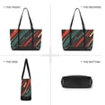 thumbnail image 6 of FORMRS Canvas Laptop Tote Bag for Women with 15.6" Computer Compartments Shoulder Handbag, Green Stars Abstract, 6 of 7