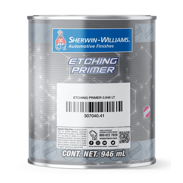 Etching Primer Sherwin Williams 0.946 Ml