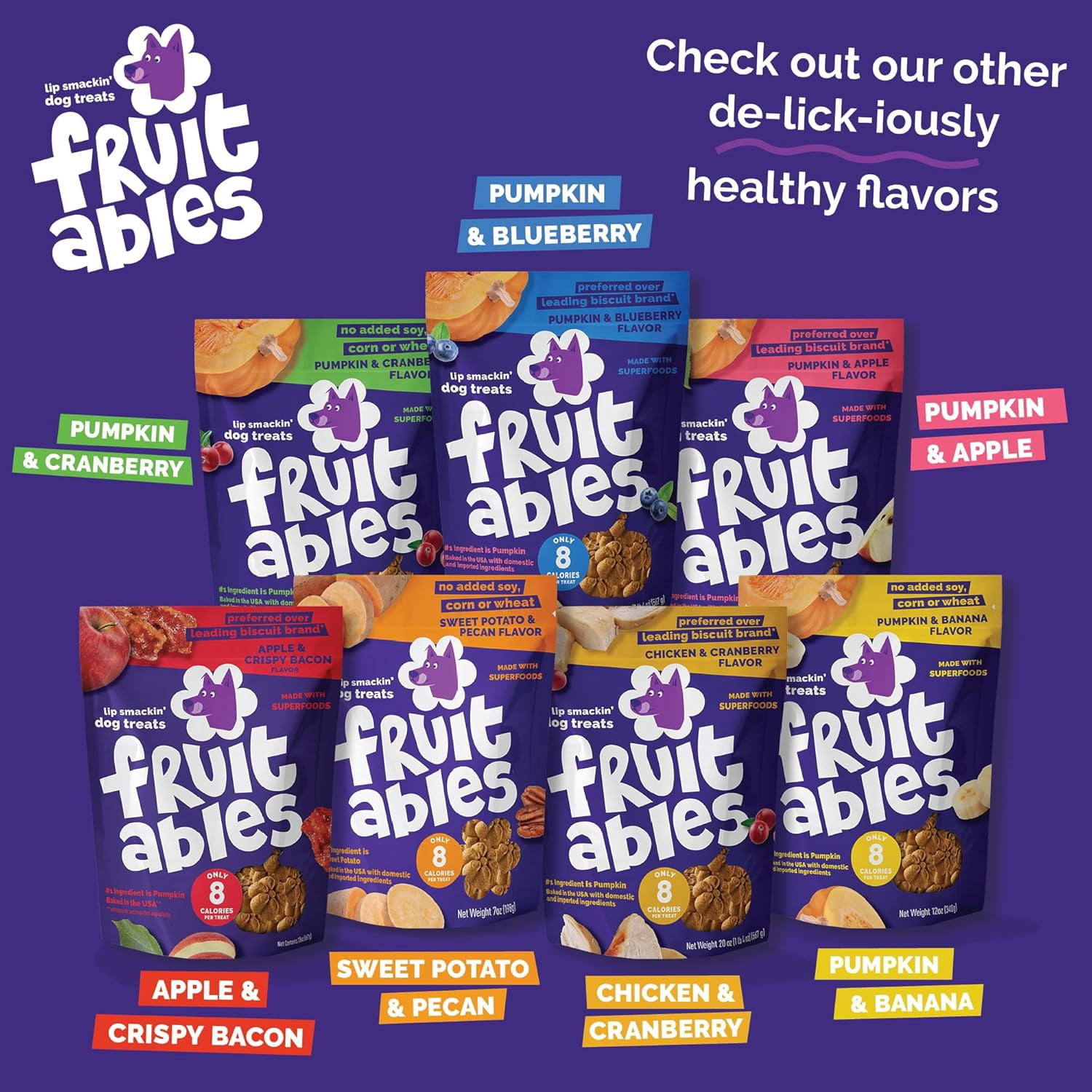 Fruitables Pumpkin Blueberry 12oz Pack of 3