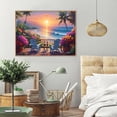 thumbnail image 4 of Adult Beach Paint-by-Number Kit, Sunset Paint-by-Number (Suitable for Beginners), DIY Paint-by-Number (Canvas), Home Decor Gift, 40*50 cm, Frameless.,B, 4 of 8