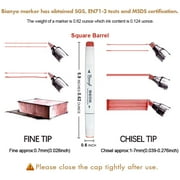 Bianyo Classic Series Alcohol-Based Dual Tip Art Markers، مجموعة من 72