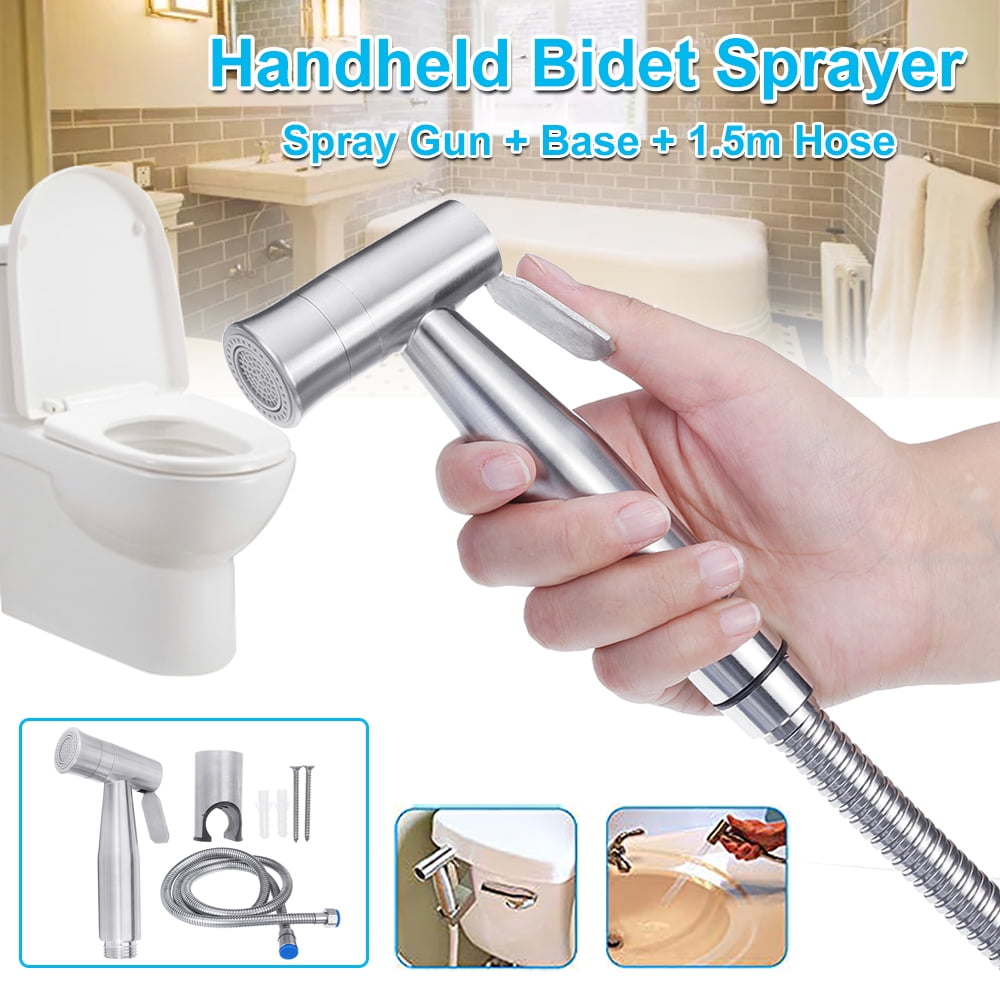 Handheld Toilet Bidet  Sprayer Set Kit  Stainless Steel Hand 